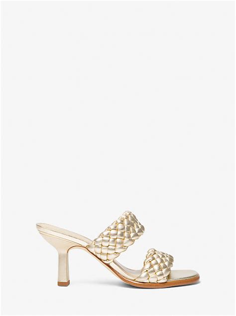 Nadia Metallic Braided Mule 